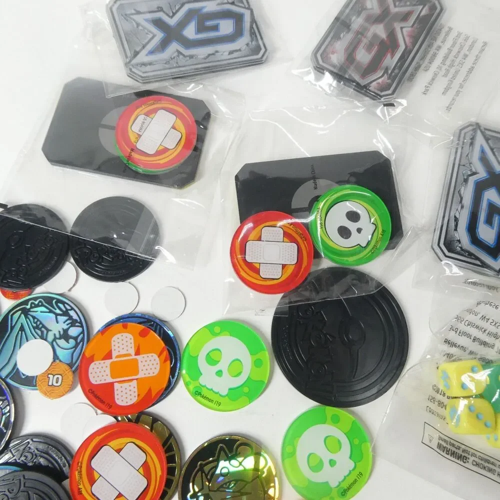 Pokemon TCG Dice Counters Markers GX Lot